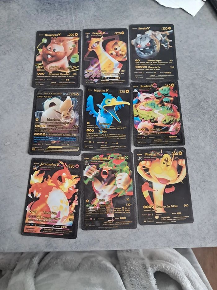 Carte pokemon noires