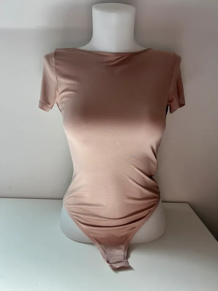 Body femme rose poudré S
