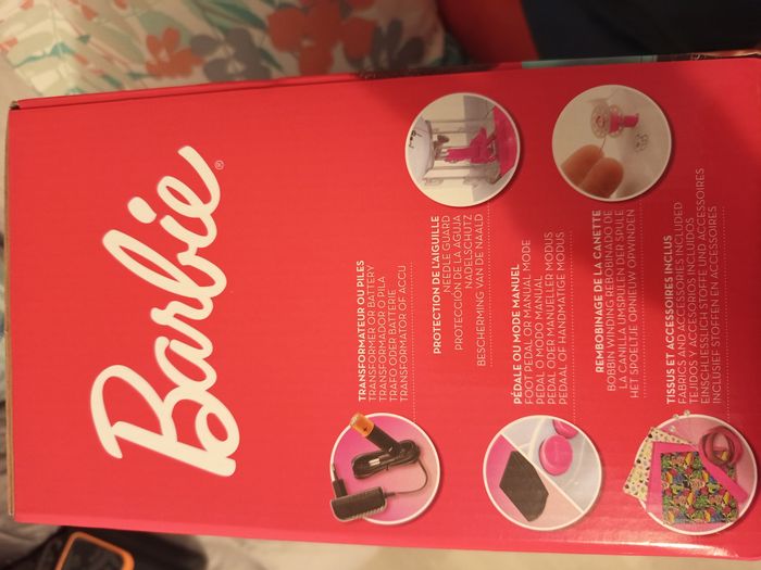 Machine à coudre barbie - photo numéro 7