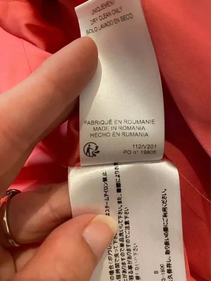 Petite veste courte style Bomber rose fushia Paule Ka taille 44 neuve - photo numéro 8