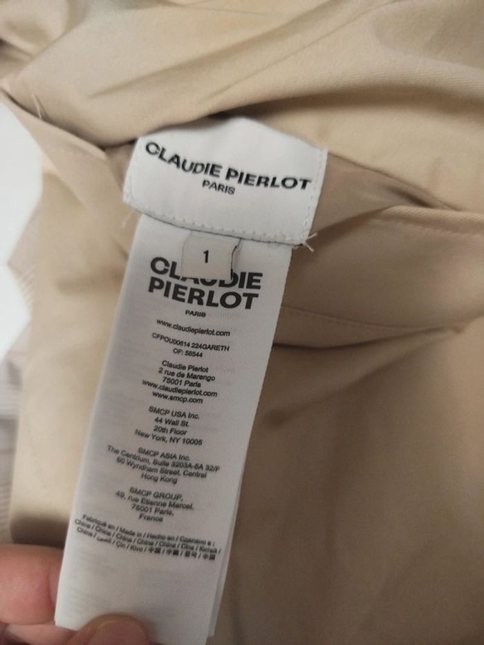 Trench réversible marron - Claudie Pierlot - Taille 1/38 - photo numéro 4
