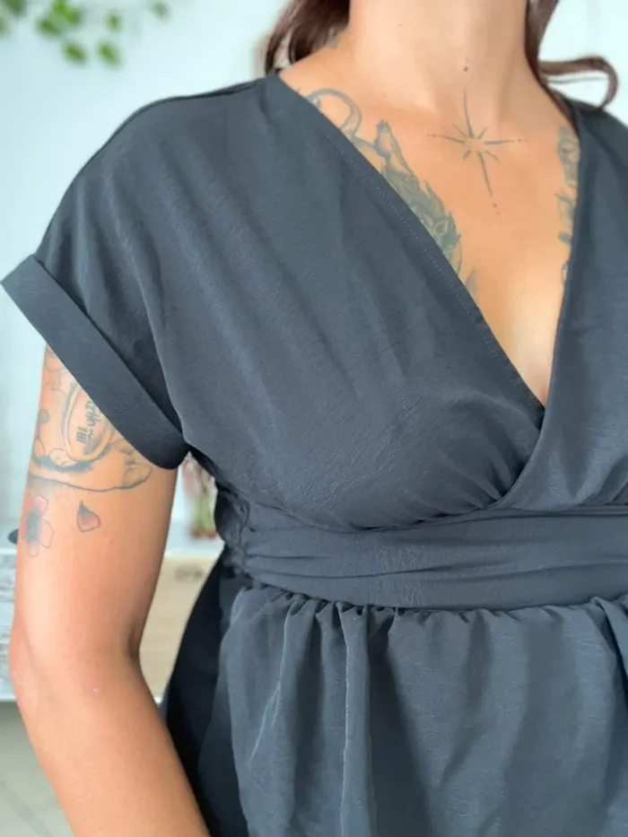 Top court, blouse manche courte taille S - shein - neuf - photo numéro 5
