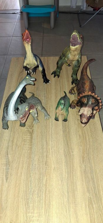 Lot de 6 dinosaures