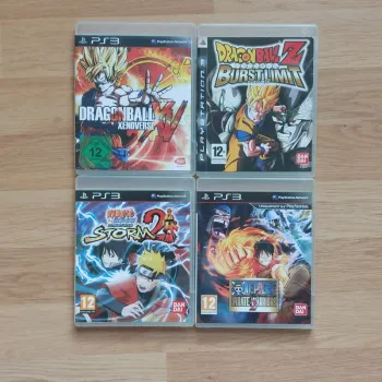 Lot 4 Jeux ps3 manga