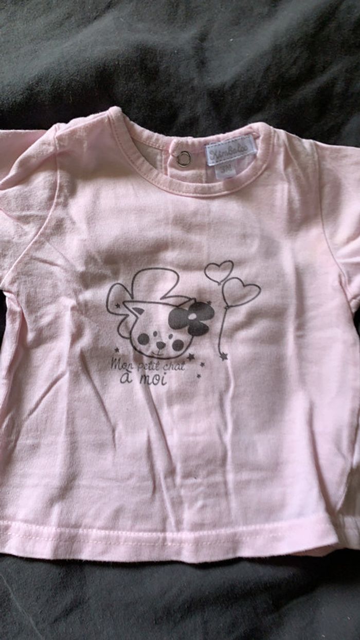 Ensemble robe et tee shirt petit kimbaloo 3 mois - photo numéro 2