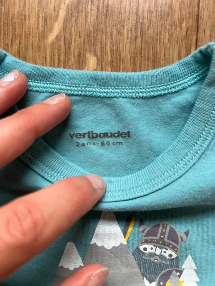 Tee shirt manches longues Verbaudet 24 M - photo numéro 3