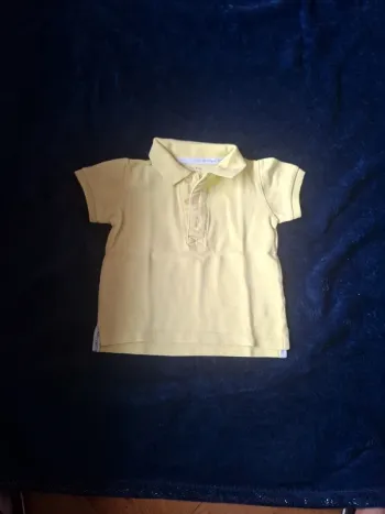 Polo 12m tex jaune