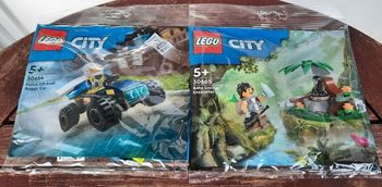 Neuf - Lot LEGO City 30664 + 30665