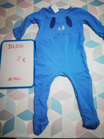 D4528 - pyjama fin garçon 18 mois