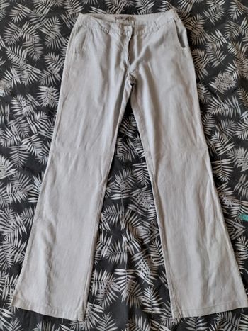 Pantalon large fluide femme taille 38