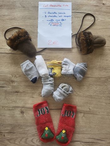 Lot chaussettes mixte 15-20