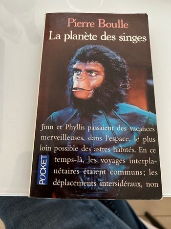 Livre la planète des singes de pierre boulle pocket