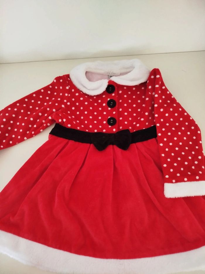 Lot de 2 robes de Noël bébé fille - 18 mois - photo numéro 3