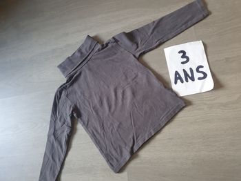 Maillot t-shirt sous pull 3ans garçon