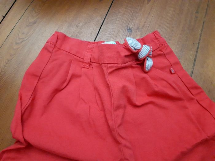 Pantalon 12 mois rouge Obaibi - photo numéro 2