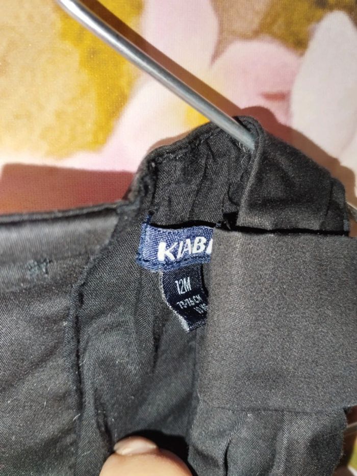 Robe noir paillettes 12mois - photo numéro 2