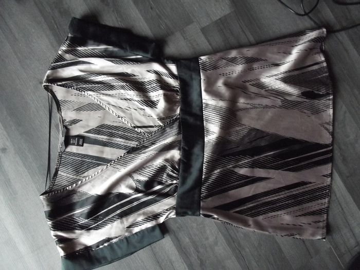 tee shirt blouse fluide h&m 34 tbe - photo numéro 3