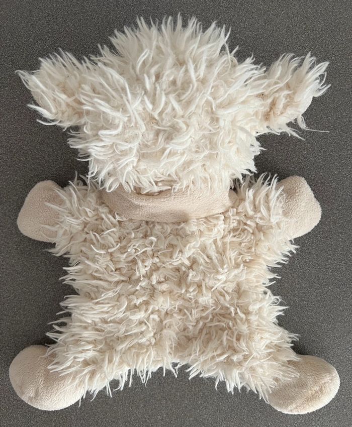Doudou marionette agneau blanc écru Oh Studio - photo numéro 4