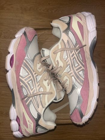 asics gel nyc cream pink/rose