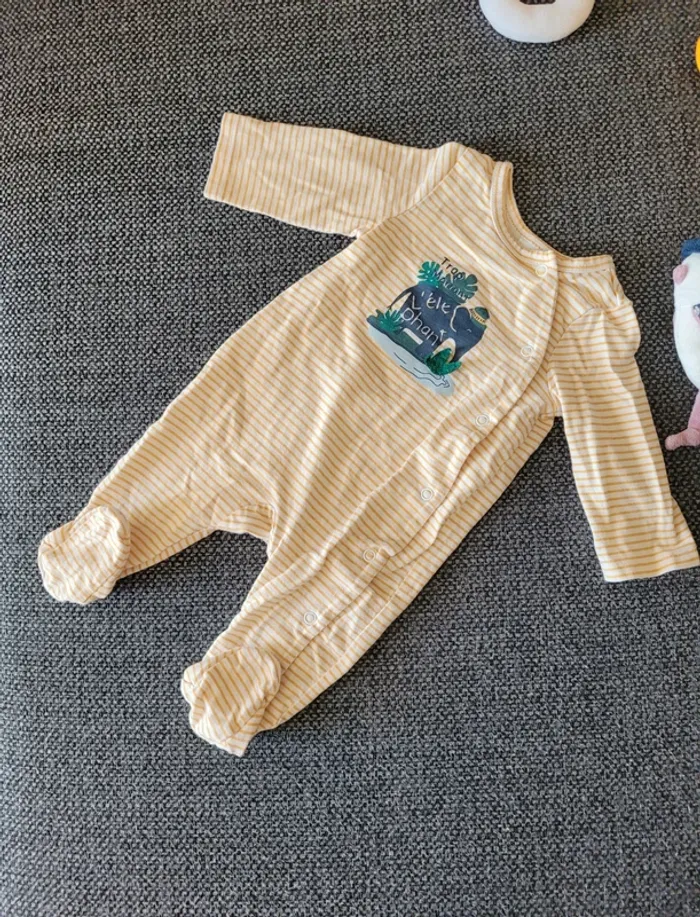 Pyjama léger garçon 3 mois TAO - photo numéro 3