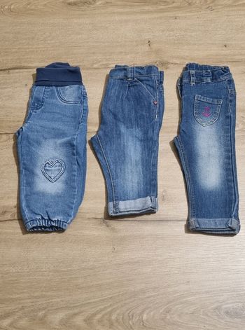 Lot jeans 12 mois