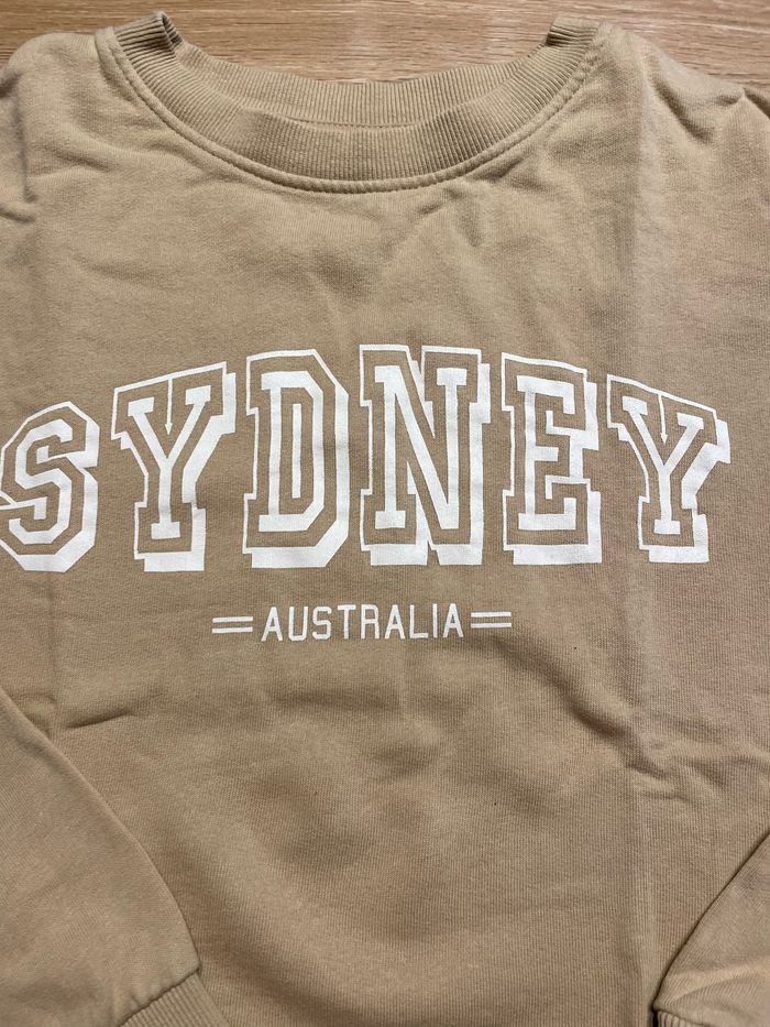 Sweat beige kiabi - photo numéro 2