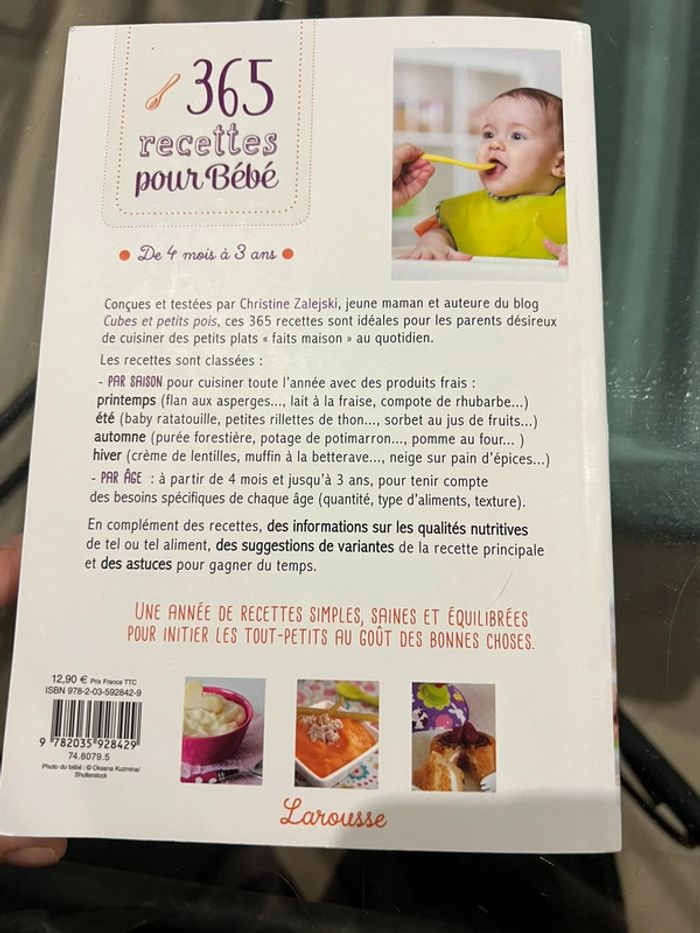 Livre de recette pour bébé de 4 mois à 3 ans - photo numéro 3