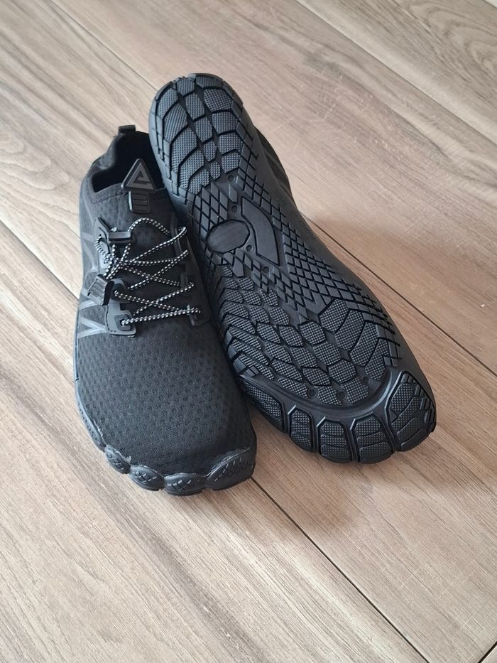 Chaussure homme sport finesse aquatique noir - photo numéro 2