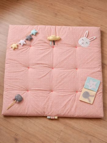 Tapis d'eveil bébé rose