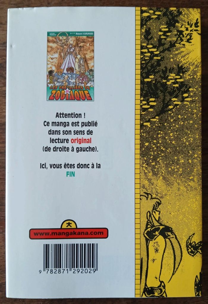 Les Chevaliers du Zodiaque Tome 21 Kana Français 🇨🇵 - photo numéro 2