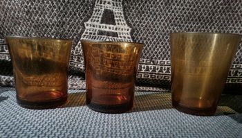 Lot verres vintage