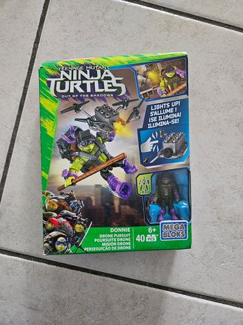 Ninja turtle mega blocks neuf