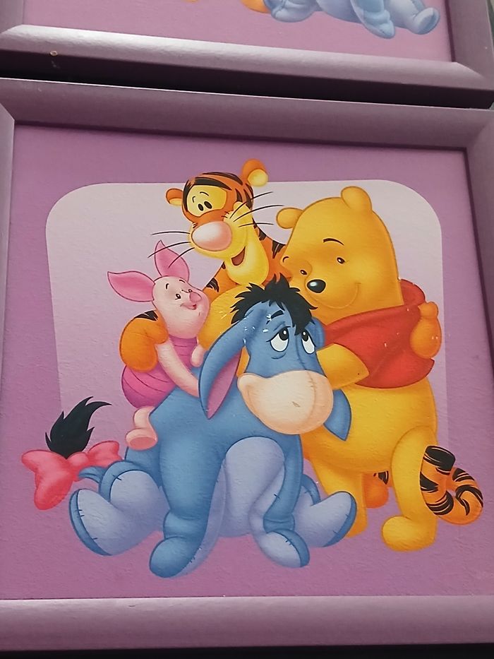 2 Cadres tableaux winnie l'ourson - photo numéro 4