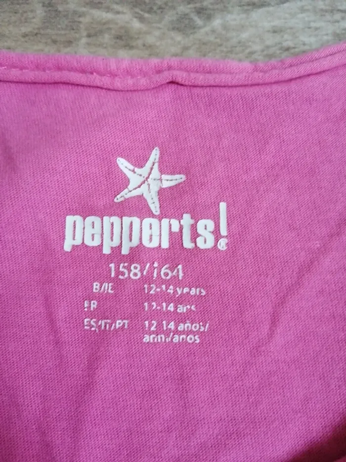 Robe sans manches rose à message / pepperts / (12-14ans) - photo numéro 3