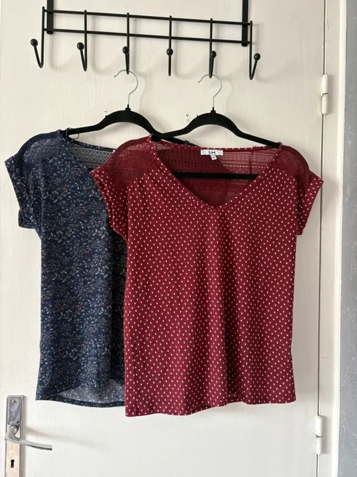 Lot de T-shirt en dentelle
