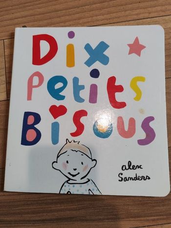 Livre illustré dix petits bisous