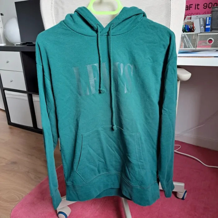 Sweat à capuche levi's bleu/vert - photo numéro 3