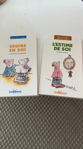 Lot de 2 livres: croire en soi et l’estime de soi