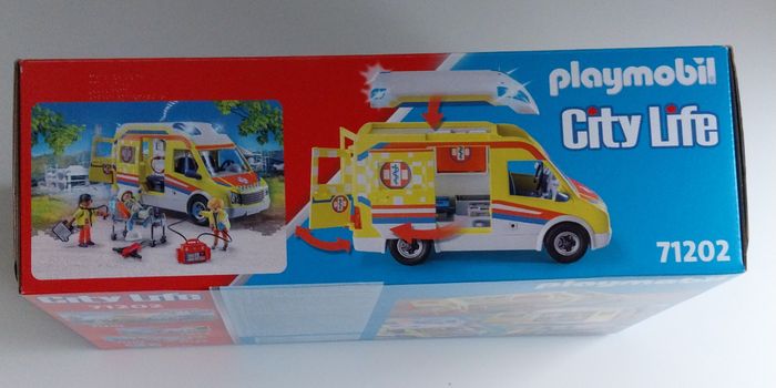 Playmobil City Life 71202 Ambulance avec effets lumineux et sonore neuf plastiques scellés - photo numéro 3