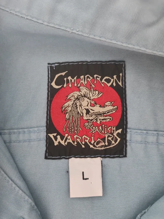 Veste trucker denim Cimarron Spanish Warriors – Taille L Femme – Neuve sans étiquette - photo numéro 4