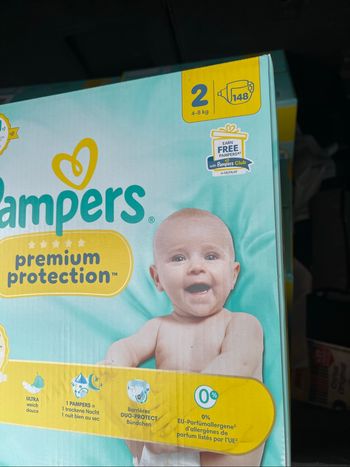 Couches Pampers premium grand format taille 2