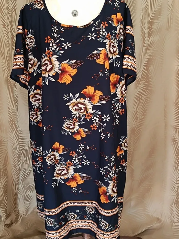 Robe fluide coloré 🩷🩵Shein 3XL-Neuf avec étiquette