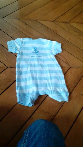 Conbinaison petit bateau taille naissance