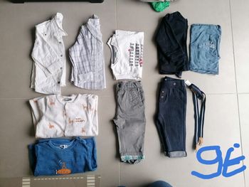 Lot 10 vêtements garçon 12 mois