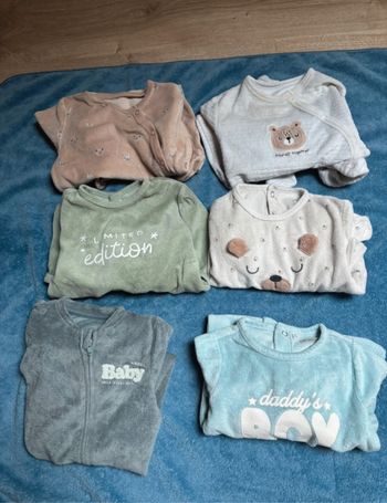6 pyjamas 6 mois