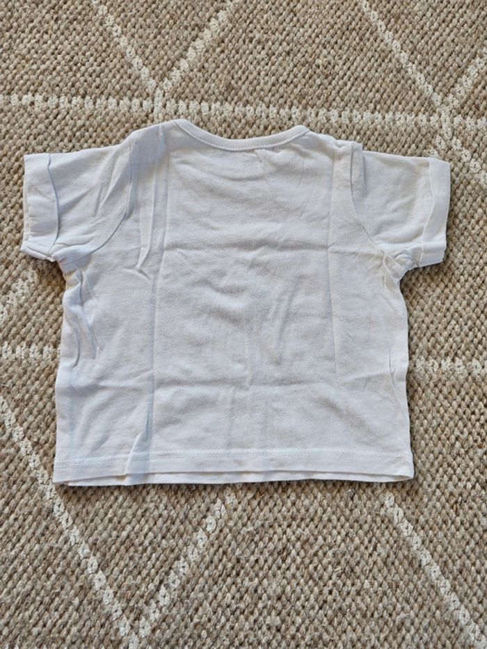 Ensemble tee-shirt/short hippopotame - Vertbaudet - 6 mois/67 cm - photo numéro 4