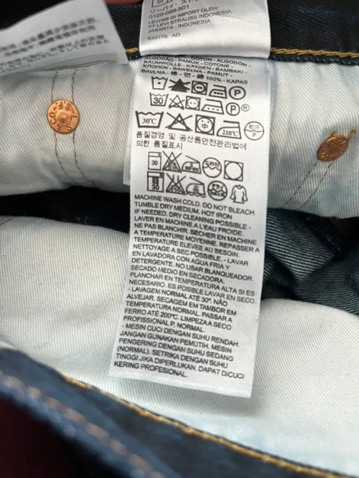 Jeans Levi's homme 501 taille 40 W31L34 - photo numéro 8