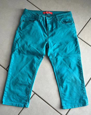 Pantacourt turquoise Cache Cache taille 34