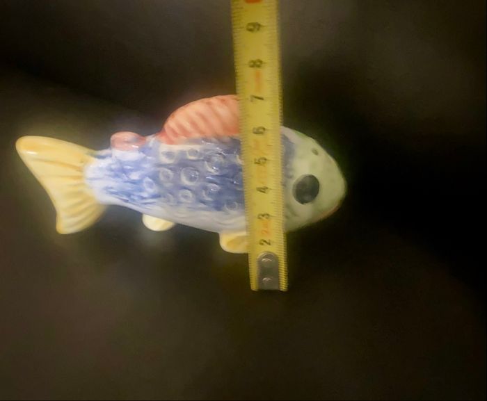 Salière/poivrière poisson multicolore - photo numéro 2