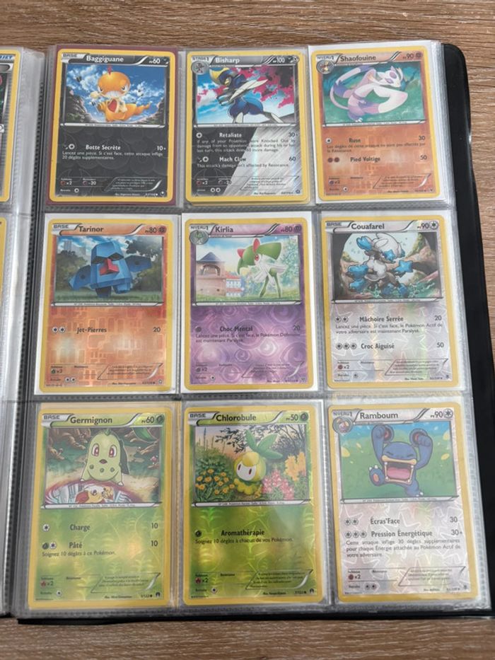 Cartes pokemon reverse ancienne noir blanc xy - photo numéro 13